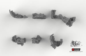 Hagglethorn Ancient Ruins - Hagglethorn Hollow Printable Scenery 15mm 20mm 28mm 32mm 37mm Terrain D&D DnD
