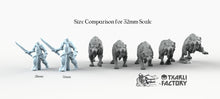 Load image into Gallery viewer, Sabertooth Cats - Northern Ogres - Txarli Factory Monster D&amp;D DnD