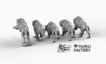 Load image into Gallery viewer, Sabertooth Cats - Northern Ogres - Txarli Factory Monster D&amp;D DnD