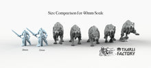 Load image into Gallery viewer, Sabertooth Cats - Northern Ogres - Txarli Factory Monster D&amp;D DnD