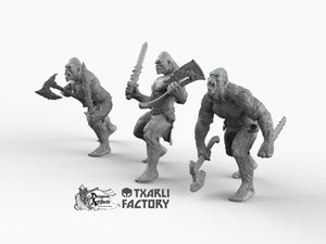 Yetis - Northern Ogres - Txarli Factory Monster D&D DnD