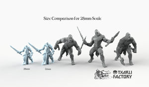 Yetis - Northern Ogres - Txarli Factory Monster D&D DnD