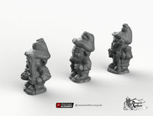 Load image into Gallery viewer, Garden Gnomes - 15mm 20mm 28mm 32mm 40mm 54mm 75mm Printable Scenery Hagglethorn Terrain Wargaming D&amp;D DnD garden gnome