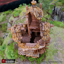 Load image into Gallery viewer, The Ruined Homestead - Hagglethorn Hollow Printable Scenery 15mm 20mm 28mm 32mm 37mm Wargaming Terrain D&amp;D DnD