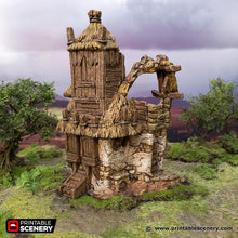 Load image into Gallery viewer, The Ruined Homestead - Hagglethorn Hollow Printable Scenery 15mm 20mm 28mm 32mm 37mm Wargaming Terrain D&amp;D DnD
