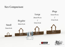 Load image into Gallery viewer, The Garden Fences - Hagglethorn Hollow Printable Scenery 15mm 20mm 28mm 32mm 37mm Terrain D&amp;D DnD