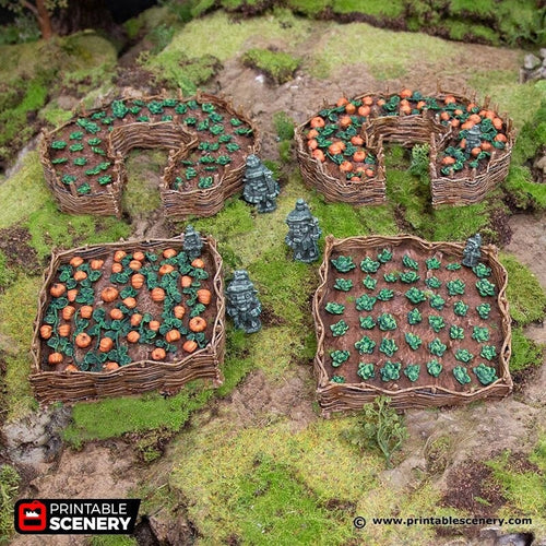 The Common Gardens - Hagglethorn Hollow Printable Scenery 15mm 20mm 28mm 32mm 37mm Terrain D&D DnD