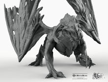 Load image into Gallery viewer, Black Dragon - Mini Monster Mayhem Wargaming Miniatures Games D&amp;D DnD