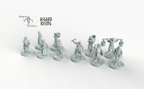 Rural Villagers - Asgard Rising Monster D&D DnD