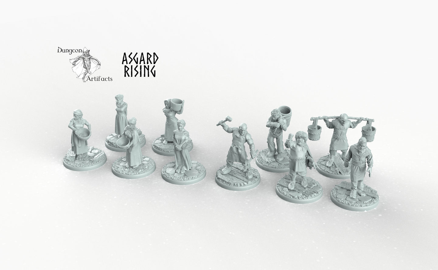 Rural Villagers - Asgard Rising Monster D&D DnD