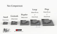 Load image into Gallery viewer, Town Square Tiles - Hagglethorn Hollow Printable Scenery 15mm 20mm 28mm 32mm 37mm Terrain D&amp;D DnD Plaza Cobblestone
