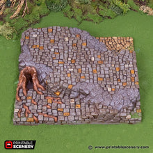 Load image into Gallery viewer, Town Square Tiles - Hagglethorn Hollow Printable Scenery 15mm 20mm 28mm 32mm 37mm Terrain D&amp;D DnD Plaza Cobblestone
