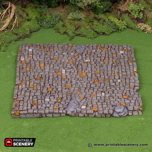 Town Square Tiles - Hagglethorn Hollow Printable Scenery 15mm 20mm 28mm 32mm 37mm Terrain D&D DnD Plaza Cobblestone