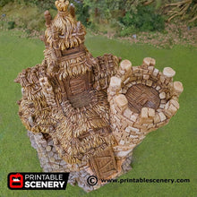 Load image into Gallery viewer, The Chieftain&#39;s Hall - Cheftains Hall Hagglethorn Hollow Printable Scenery 15mm 20mm 28mm 32mm 37mm Terrain D&amp;D DnD