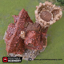 Load image into Gallery viewer, The Guildhall - Hagglethorn Hollow Printable Scenery 15mm 20mm 28mm 32mm 37mm Terrain D&amp;D DnD