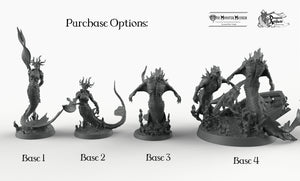 Abyssal Serpents - Merrow - Mini Monster Mayhem Wargaming Miniatures Games D&D DnD