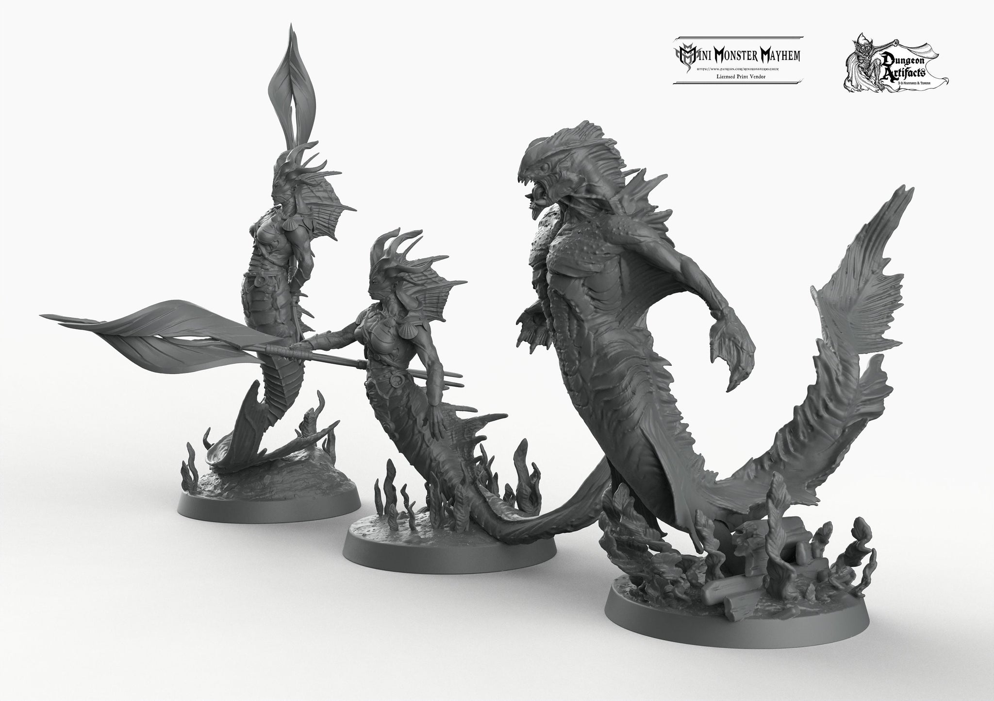 abyssal monsters 5e Abyssal Serpents - Merrow