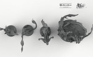 Abyssal Serpents - Merrow - Mini Monster Mayhem Wargaming Miniatures Games D&D DnD