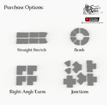 Load image into Gallery viewer, Pathways - Hagglethorn Hollow Printable Scenery 15mm 20mm 28mm 32mm 37mm Terrain D&amp;D DnD