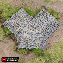 Load image into Gallery viewer, Pathways - Hagglethorn Hollow Printable Scenery 15mm 20mm 28mm 32mm 37mm Terrain D&amp;D DnD