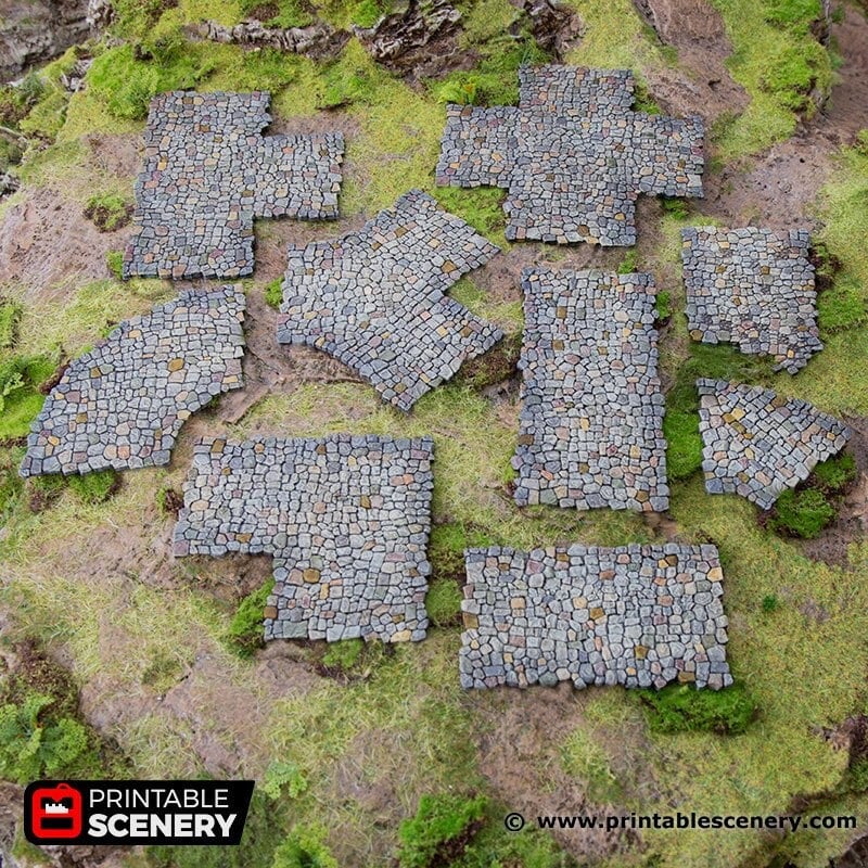 Pathways - Hagglethorn Hollow Printable Scenery 15mm 20mm 28mm 32mm 37mm Terrain D&D DnD
