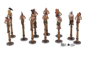 Impaled Prisoners - Painted - Lost Kingdom Miniatures - Terrain Wargaming D&D
