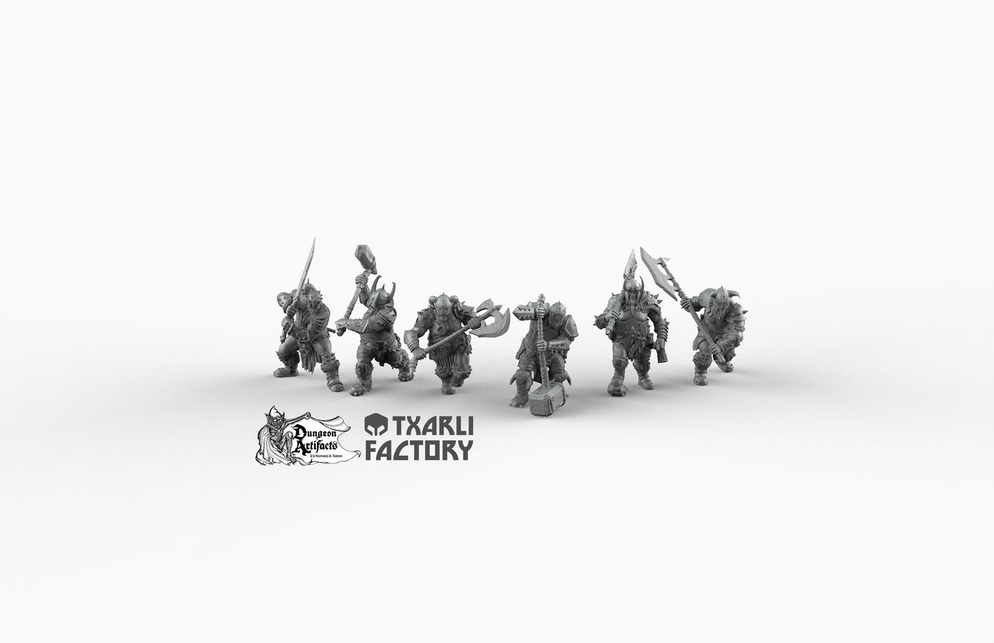 Ogre Thugs - Northern Ogres - Txarli Factory Monster D&D DnD