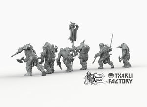 Tribal Ogres - Northern Ogres - Txarli Factory Monster D&D DnD