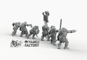 Tribal Ogres - Northern Ogres - Txarli Factory Monster D&D DnD