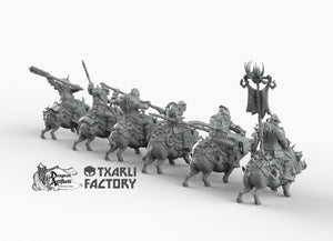 Tusker Ogre Cavalry - Northern Ogres - Txarli Factory Monster D&D DnD