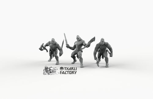 Yetis - Northern Ogres - Txarli Factory Monster D&D DnD