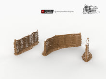 Load image into Gallery viewer, The Garden Fences - Hagglethorn Hollow Printable Scenery 15mm 20mm 28mm 32mm 37mm Terrain D&amp;D DnD