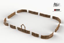 Load image into Gallery viewer, The Garden Fences - Hagglethorn Hollow Printable Scenery 15mm 20mm 28mm 32mm 37mm Terrain D&amp;D DnD