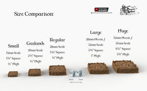 The Common Gardens - Hagglethorn Hollow Printable Scenery 15mm 20mm 28mm 32mm 37mm Terrain D&D DnD