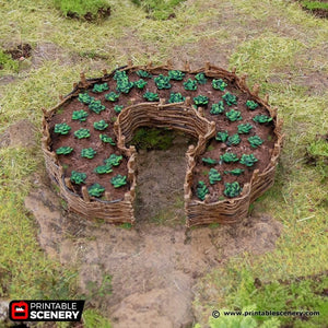 The Common Gardens - Hagglethorn Hollow Printable Scenery 15mm 20mm 28mm 32mm 37mm Terrain D&D DnD