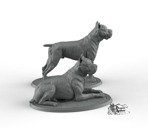 Cane Corso - Printomancer3D Printomancer Miniatures Wargaming D&D DnD Dogs Dog
