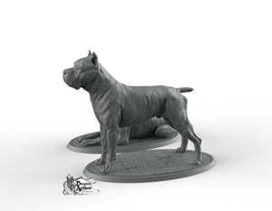 Cane Corso - Printomancer3D Printomancer Miniatures Wargaming D&D DnD Dogs Dog