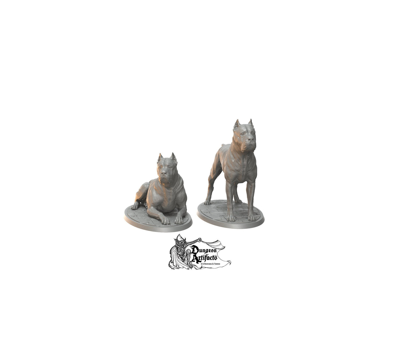 Cane Corso - Printomancer3D Printomancer Miniatures Wargaming D&D DnD Dogs Dog