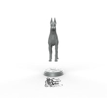 Load image into Gallery viewer, Dobermanns - Printomancer3D Printomancer Miniatures Wargaming D&amp;D DnD Pack Doberman Pinscher Dogs Dog
