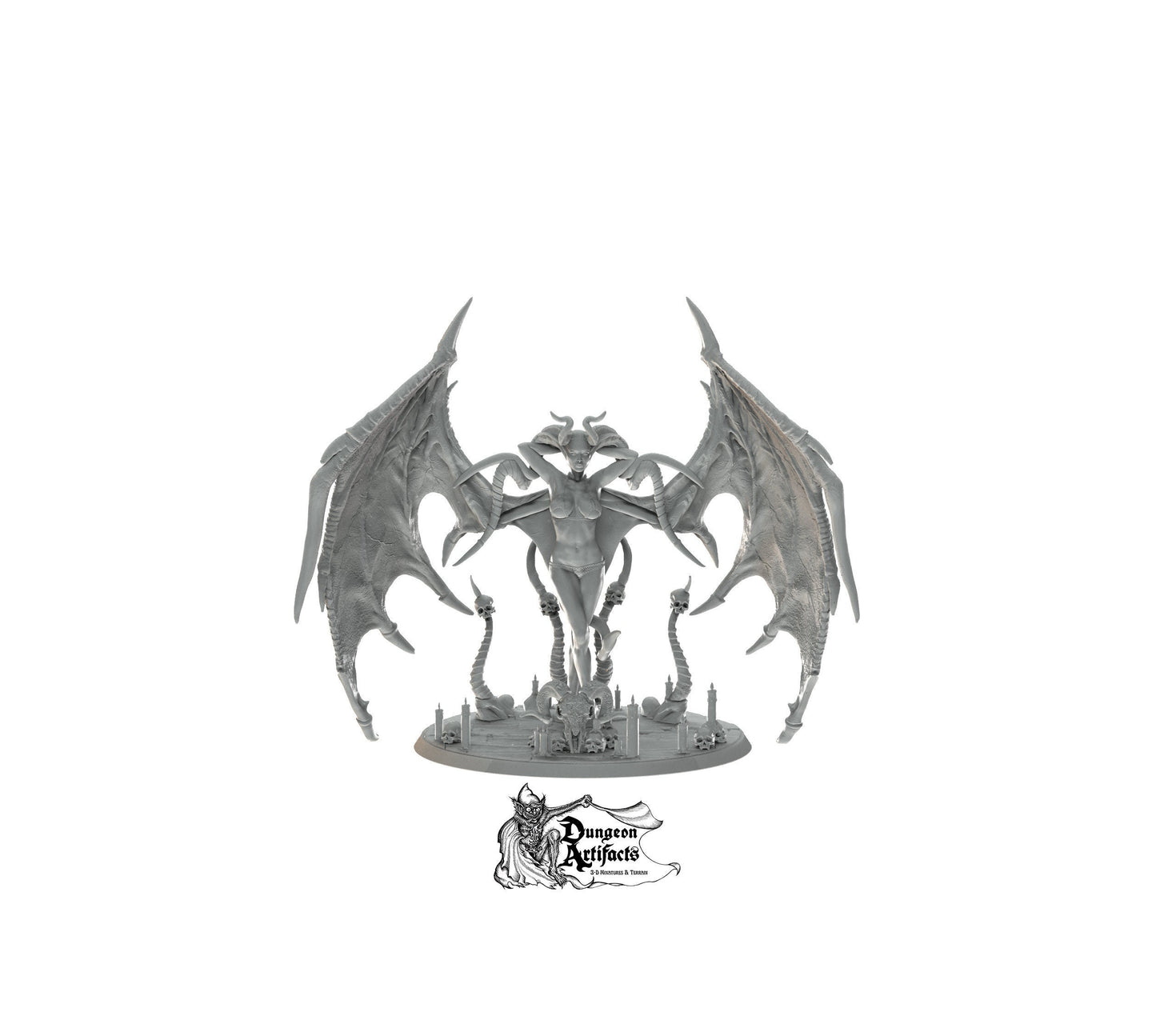 Lilith - Printomancer3D Printomancer Miniatures Wargaming D&D DnD