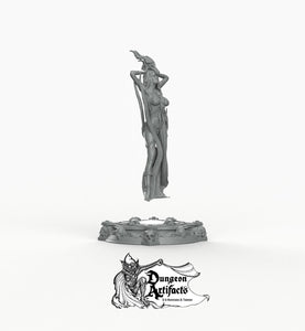 Boneflesh Dragon Necromancer - Printomancer3D Printomancer Miniatures Wargaming D&D DnD