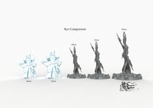 Load image into Gallery viewer, Boneflesh Necro Priestess - Printomancer3D Printomancer Miniatures Wargaming D&amp;D DnD