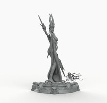 Load image into Gallery viewer, Boneflesh Necro Priestess - Printomancer3D Printomancer Miniatures Wargaming D&amp;D DnD
