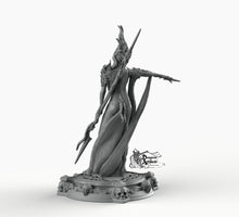 Load image into Gallery viewer, Boneflesh Necro Priestess - Printomancer3D Printomancer Miniatures Wargaming D&amp;D DnD