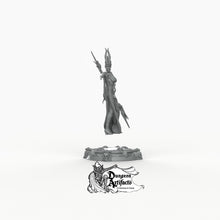 Load image into Gallery viewer, Boneflesh Necro Priestess - Printomancer3D Printomancer Miniatures Wargaming D&amp;D DnD