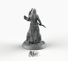 Load image into Gallery viewer, Boneflesh Necrowarrior - Printomancer3D Printomancer Miniatures Wargaming D&amp;D DnD Necro Warrior