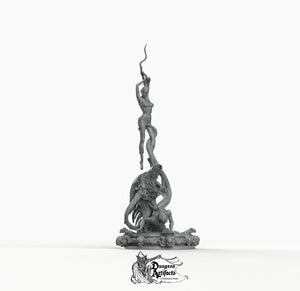 Boneflesh Ritual - Printomancer3D Printomancer Miniatures Wargaming D&D DnD Diorama