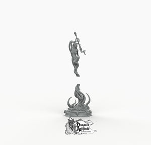 Boneflesh Ritual Dancer - Printomancer3D Printomancer Miniatures Wargaming D&D DnD