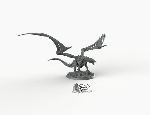 Undead Dragon - Printomancer3D Printomancer Miniatures Wargaming D&D DnD