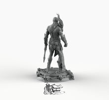 Load image into Gallery viewer, Boneflesh Dragon Warrior - Printomancer3D Printomancer Miniatures Wargaming D&amp;D DnD